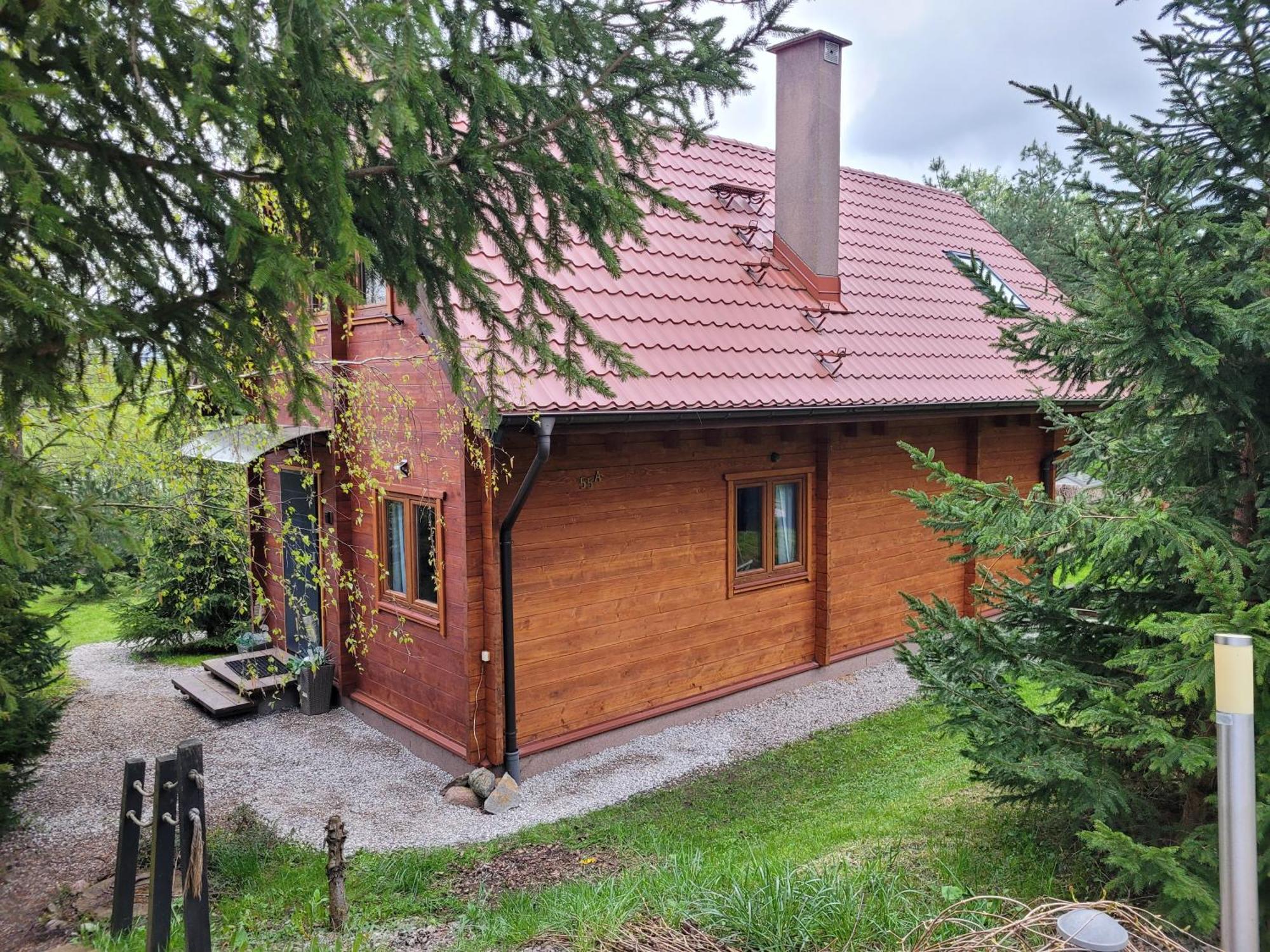 Dom Nad Stawem Dluzec 55A Villa Mragowo Exterior photo